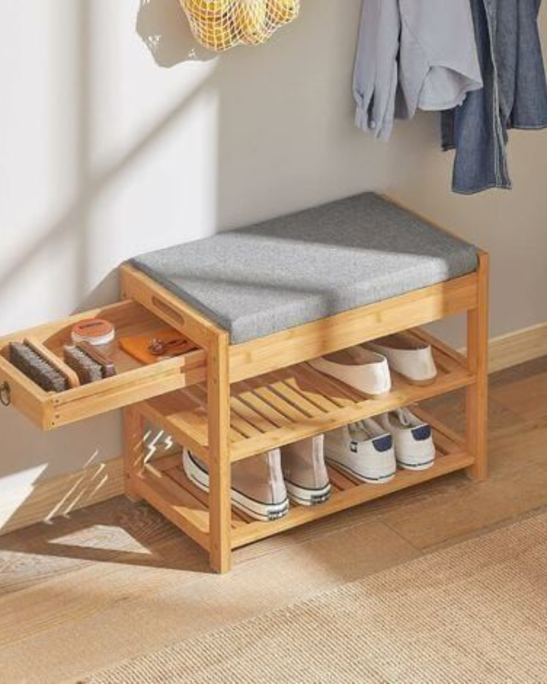 Shoe Storage Bench